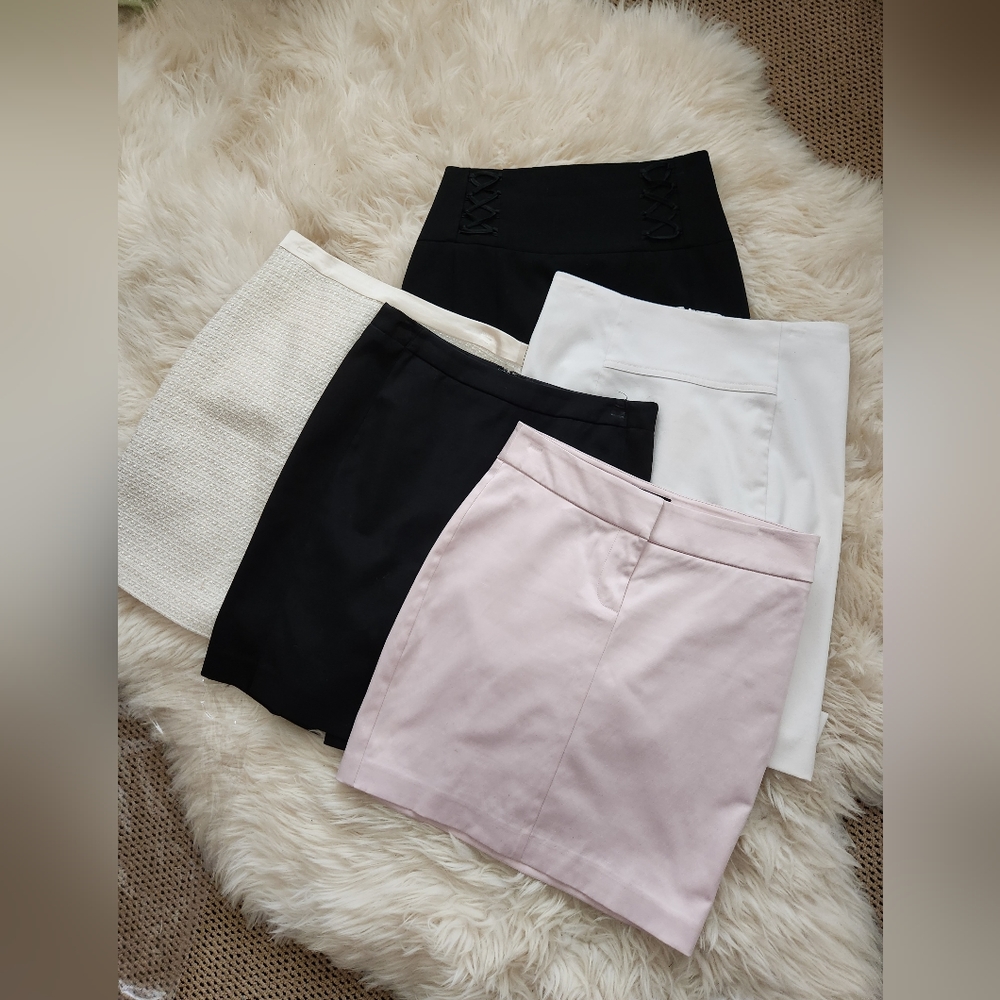 BeBe skirts- 5 skirts bundle size 0 and 2